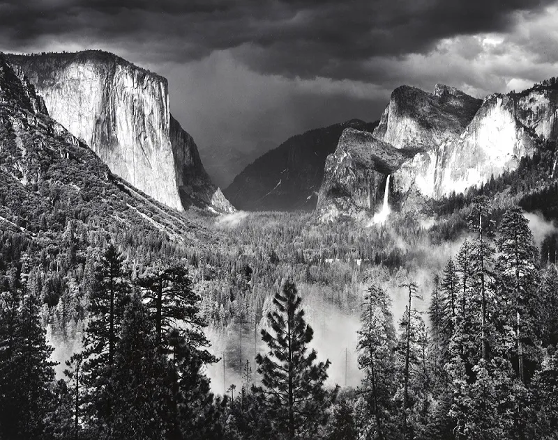 Ansel Adams is known for his stunning black-and-white photos of Yosemite. It was one of his favorite subjects. Ansel Adams is even credited on the Yosemite National Park website due to his love for photographing the park. 